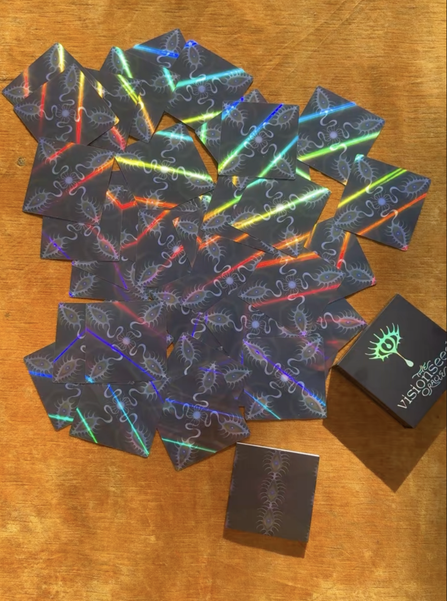 Visionseed Oracle Deck — holographic cards